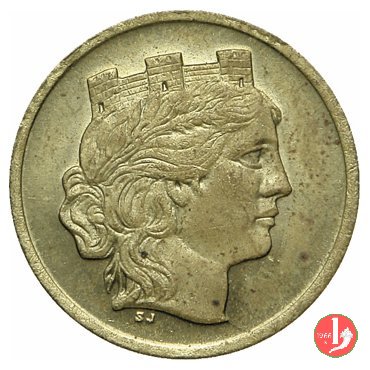 saggio per monetazione alluminio-magnesio (1 lira) 1946 (Johnson)