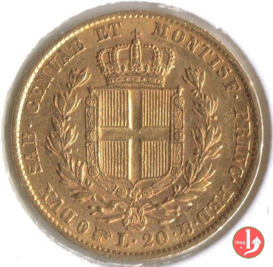 20 lire o Marengo 1842 (Torino)