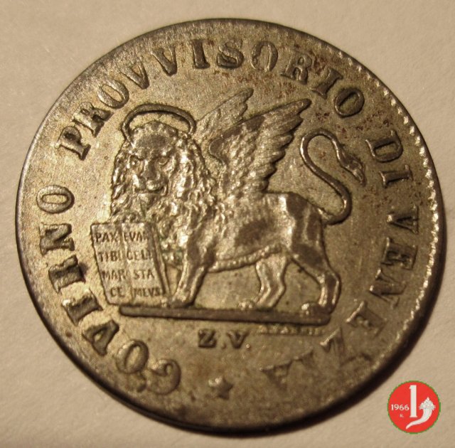 15 centesimi di lira corrente 1848 (Venezia)