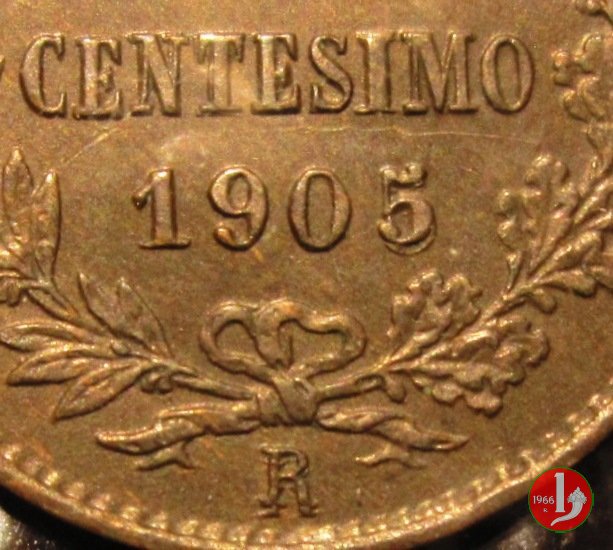 1 centesimo valore 1905 (Roma)