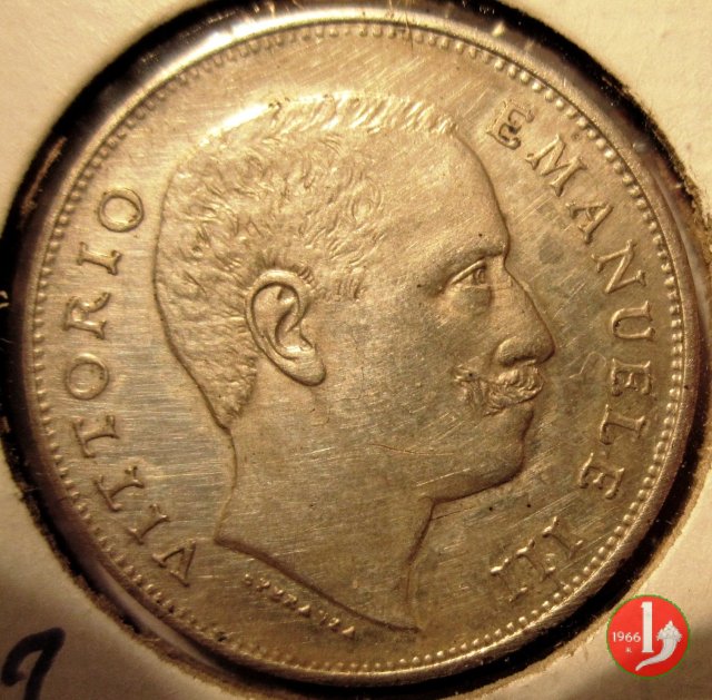 1 lira aquila sabauda 1905 (Roma)