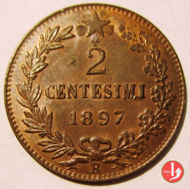 2 centesimi 1897 (Roma)