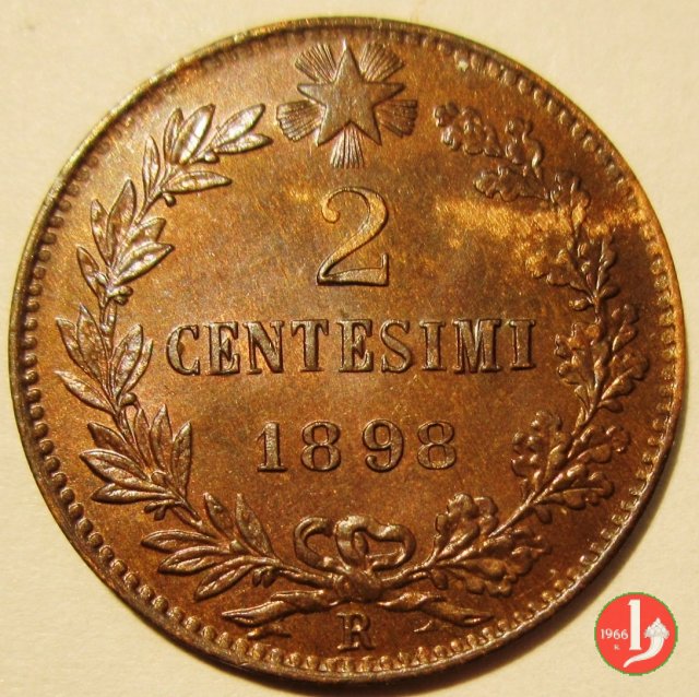 2 centesimi 1898 (Roma)