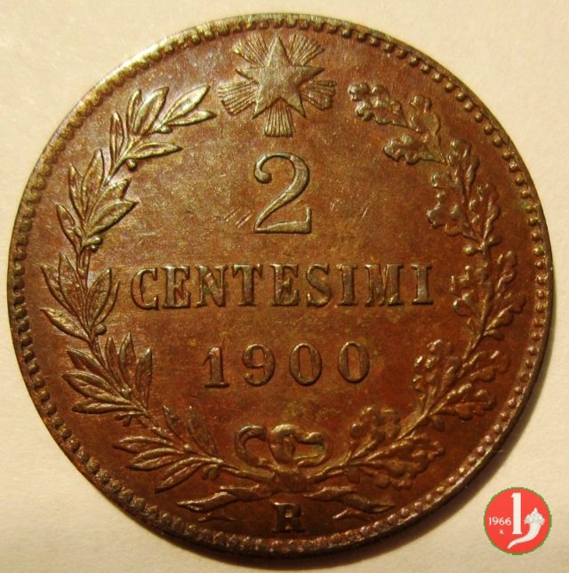 2 centesimi 1900 (Roma)