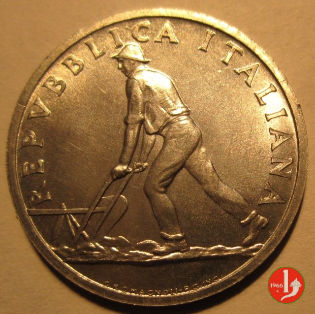 2 lire spiga 1946 (Roma)