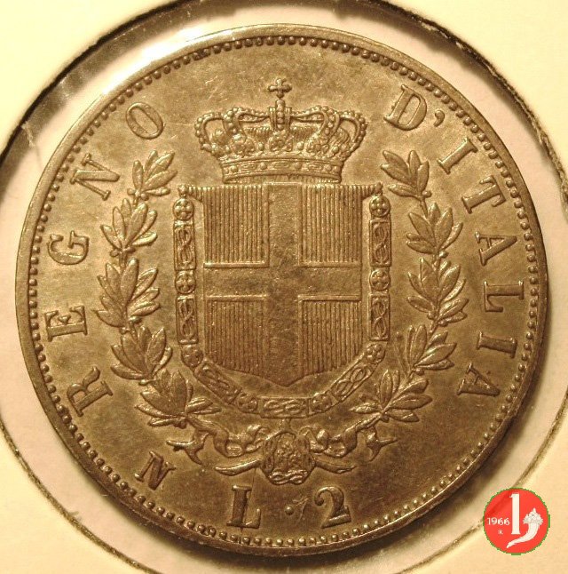 2 lire stemma 1862 (Napoli)