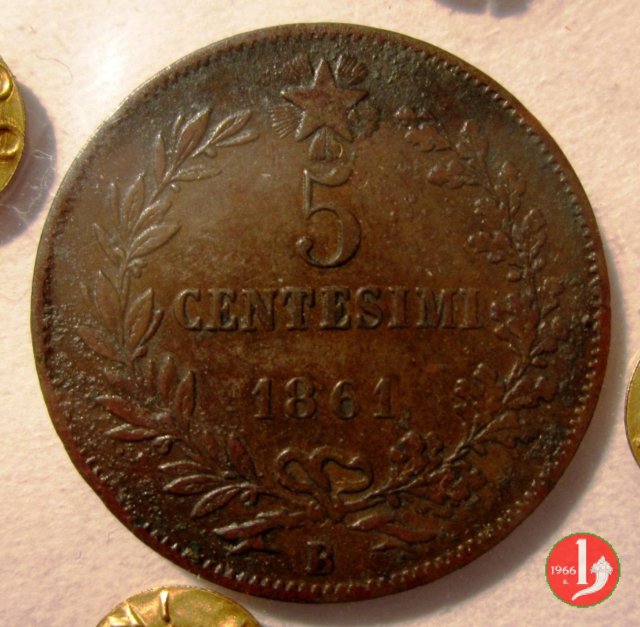 5 centesimi 1861 (Bologna)