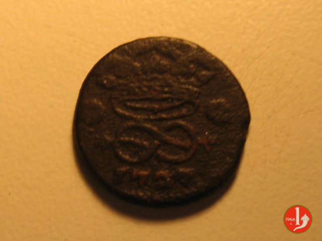 2 denari II tipo 1727 (Torino)