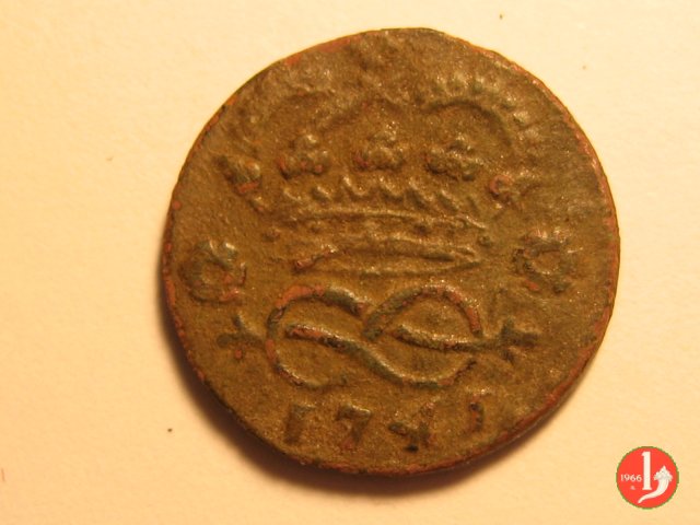 2 denari 1745 (Torino)