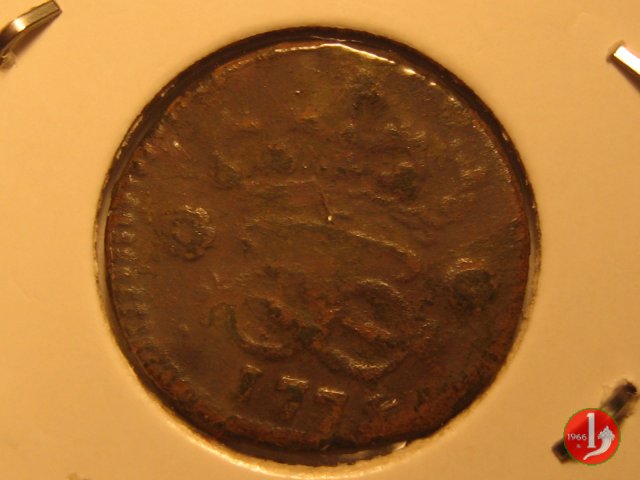 2 denari 1775 (Torino)