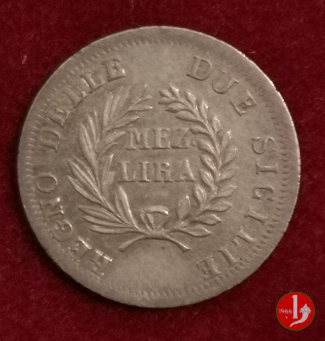 Mezza Lira 1813 (Napoli)