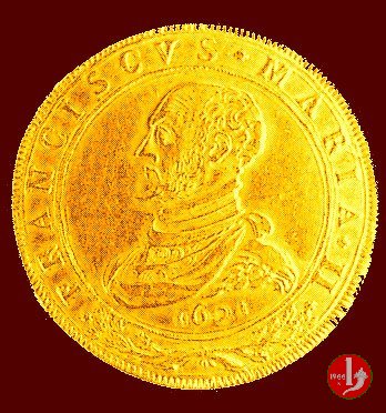 10 scudi oro con ritratto 1621 (Urbino)