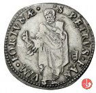 Testone (stemma e S.Pietro con armetta) 1572-1585 (Fano)