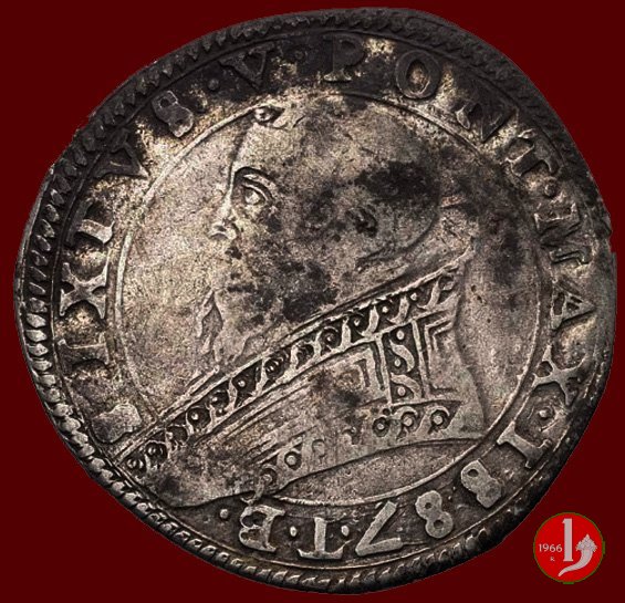 testone (COLONIA IVLIA FANESTRIS) 1587 (Fano)