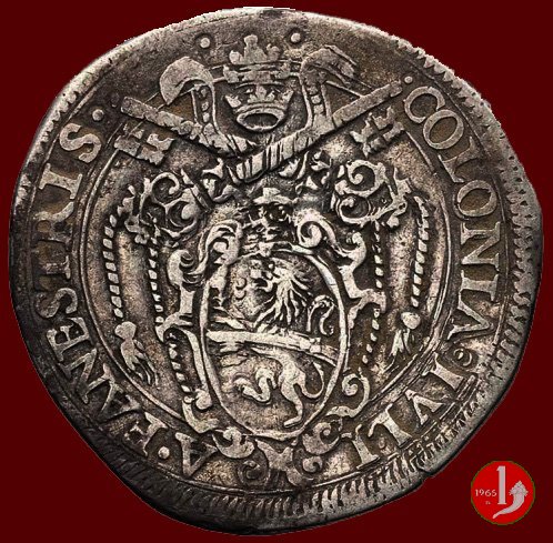 testone (COLONIA IVLIA FANESTRIS) 1587 (Fano)