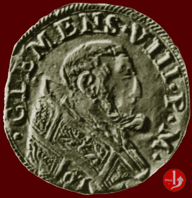 testone (con busto del Papa)  (Fano)
