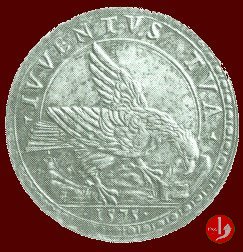 testone con aquila 1575 (Urbino)