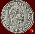 testone (o medaglia) con pianta di fortezza  (Urbino)