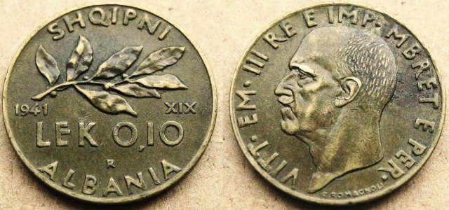 0,10 lek 1941 (Roma)