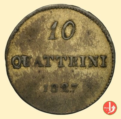 10 quattrini (primo tipo) 1827 (Firenze)