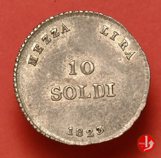 10 soldi (o mezza lira) 1823 (Firenze)