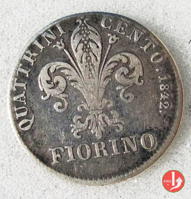 fiorino (terzo tipo) 1842 (Firenze)