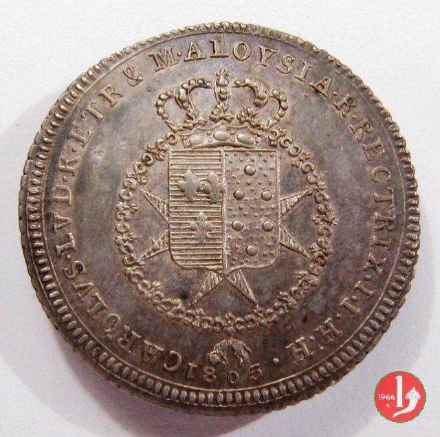 1 lira Toscana I Tipo 1803 (Firenze)