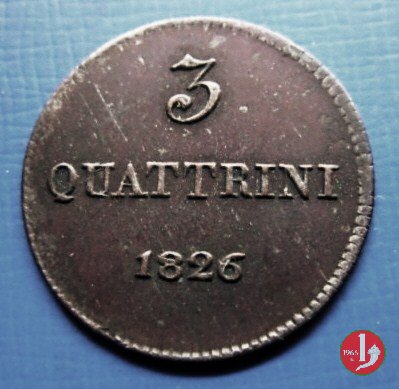 3 quattrini 1826 (Firenze)