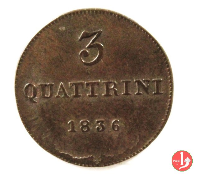 3 quattrini 1836 (Firenze)