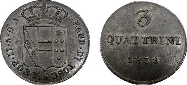 3 quattrini 1838 (Firenze)