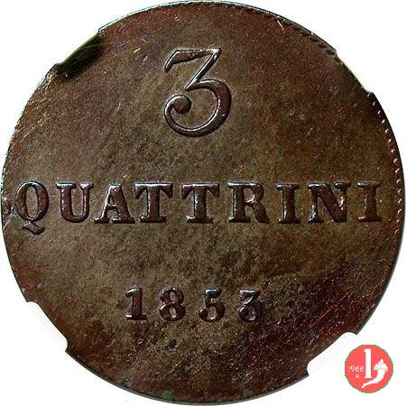 3 quattrini 1853 (Firenze)