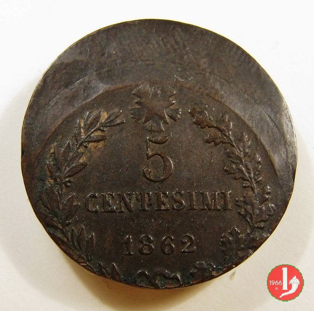 5 centesimi 1862 (Napoli)