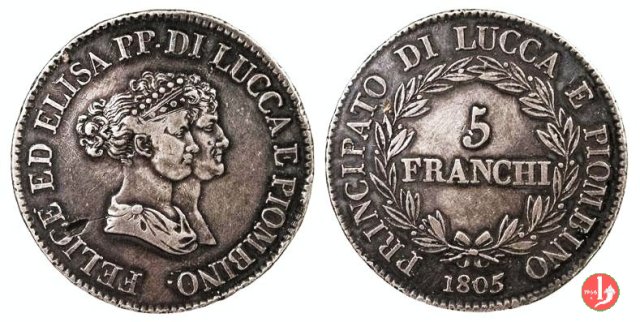 5 franchi 1805 (Firenze)