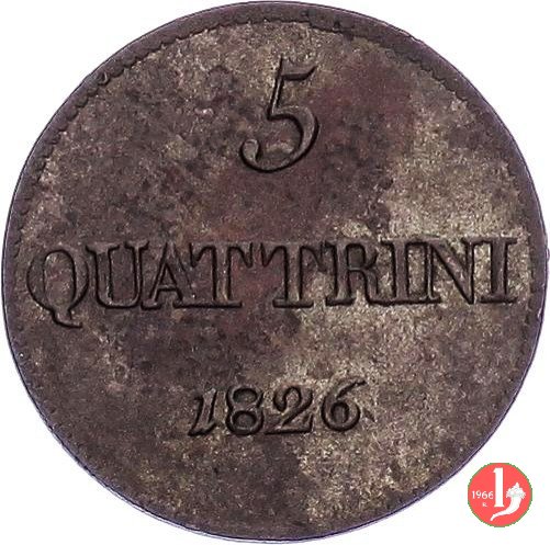 5 quattrini 1826 (Firenze)