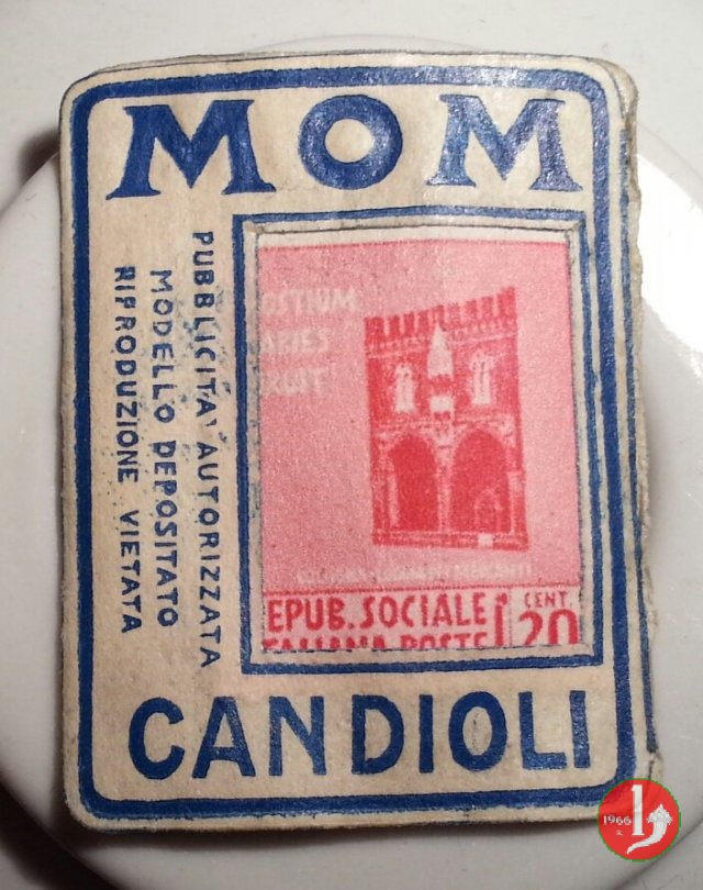 Candioli MOM 2° tipo serie monumenti distrutti 1943-1945
