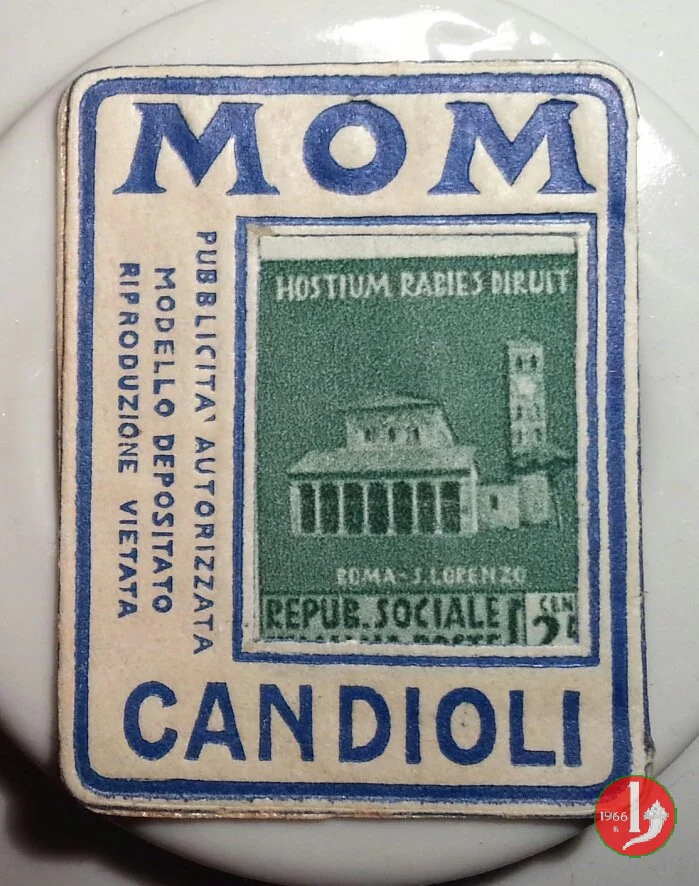 Candioli MOM 2&deg; tipo serie monumenti distrutti 1943-1945