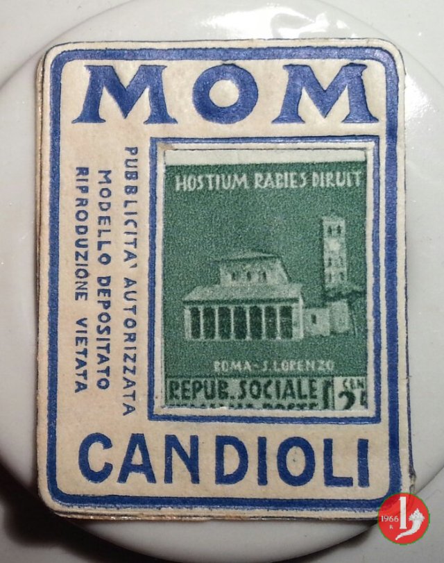 Candioli MOM 2° tipo serie monumenti distrutti 1943-1945