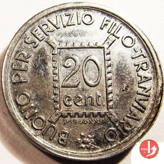 Como - STECAV (20 e 50 centesimi) 1944