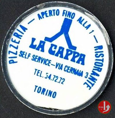 Torino - Pizzeria Ristorante La Cappa 1970-1980