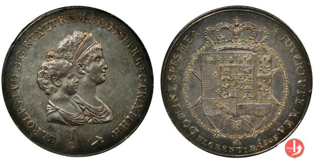 dena o 10 lire Fiorentine 1803 (Firenze)