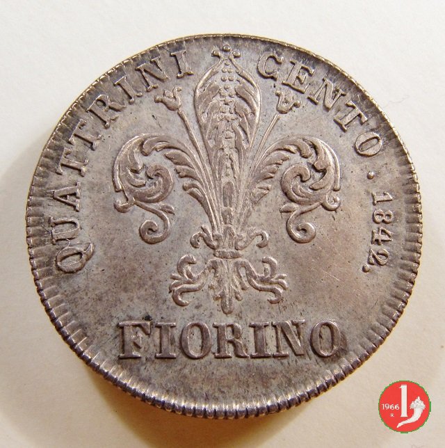 fiorino (primo tipo) 1842 (Firenze)