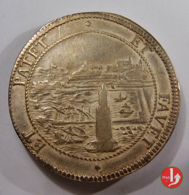 tollero veduta porto di Livorno 1702 (Firenze)