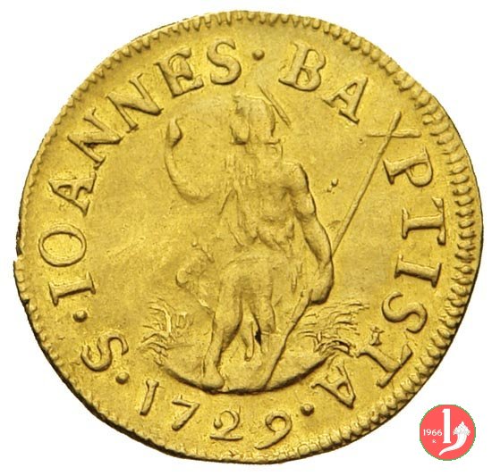 zecchino o fiorino d'oro 1729 (Firenze)