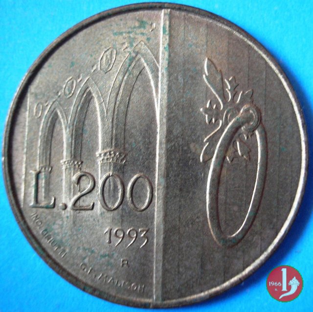 200 Lire 1993 (Roma)