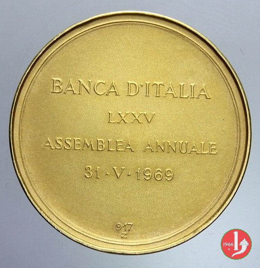 75° Assemblea Annuale della Banca d' Italia 1969 1969 (Roma)