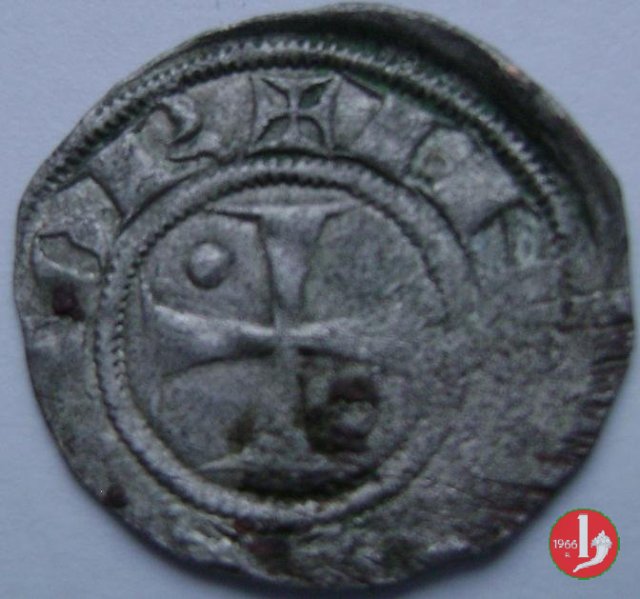 Denaro Imperiale con il castello 1313-1322 (Parma)