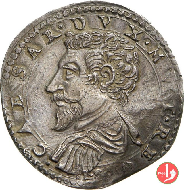 Lira con data e donna paludata 1611 (Modena)