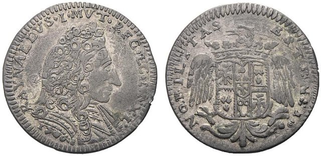 Mezza Lira 1720 (Modena)