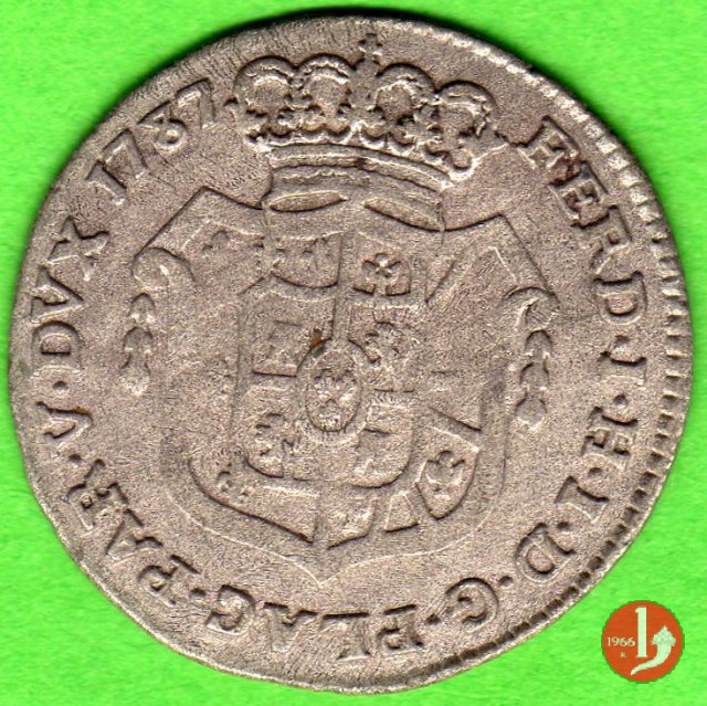 Mezza lira di Piacenza 1787 (Parma)