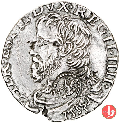 bianco con busto a sinistra 1553 (Reggio Emilia)